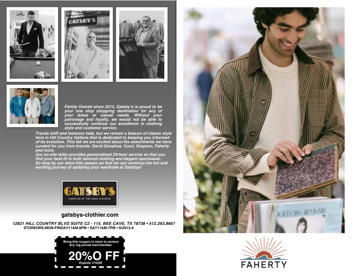 Gatsby's Clothier Fall & Winter Catalog 2025